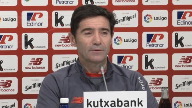 Marcelino: Ojalá podamos superar ante el Madrid la inolvidable noche contra el Barça