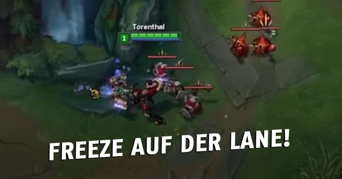 League of Legends: So klappt ein Freeze auf der Lane und ein Zone gegen den Gegner
