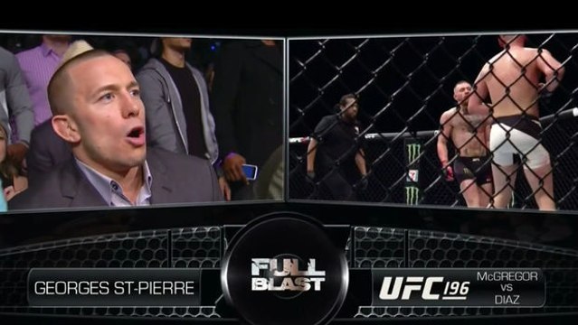 George St-Pierre: Seine Reaktionen bei dem Kampf zwischen Conor Mcgregor und Nate Diaz