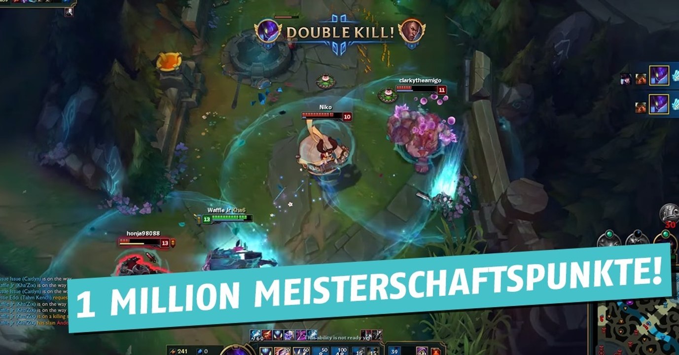 League of Legends: Kha’Zix mit 1 Million Meisterschaftspunkte! Er terrorisiert die Spieler auf der SoloQ