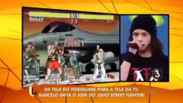 Street Fighter 2 : il reproduit les bruitages des personnages du jeu à la perfection