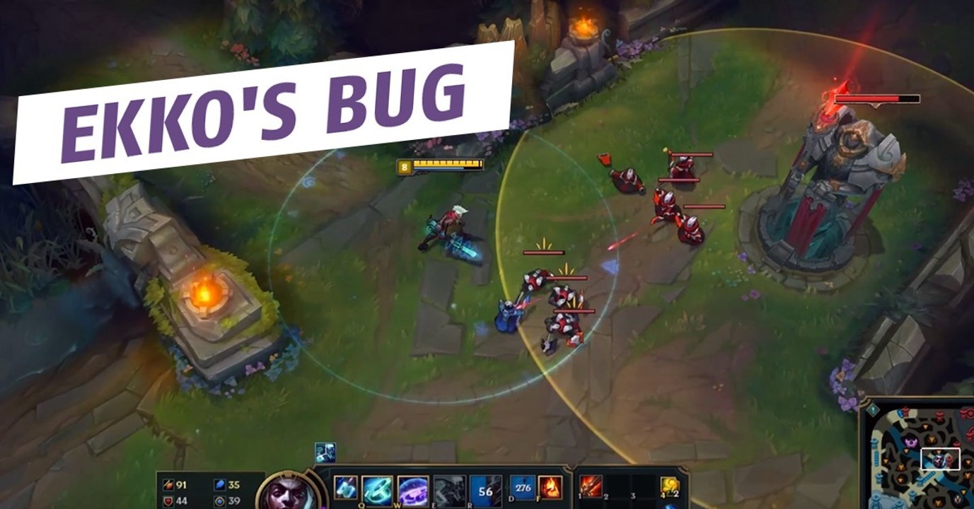 League of Legends: Bug! Ekko schlägt mit E ohne Dash zu