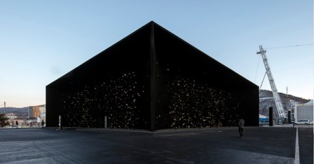 Vantablack : le bâtiment le plus noir au monde dévoilé en Corée du Sud pour les Jeux Olympiques d'hiver