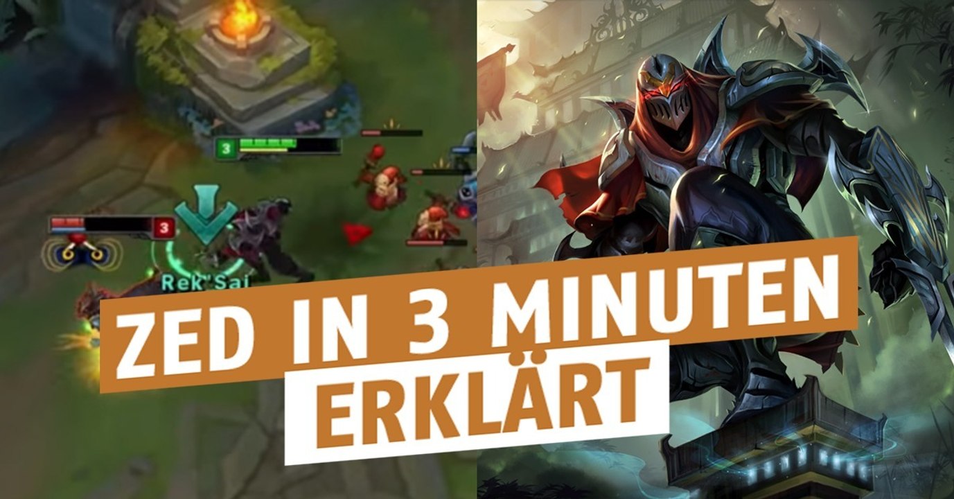 League of Legends: Er erklärt, wie ihr mit Zed in nur 3 Minuten zum Challenger werdet