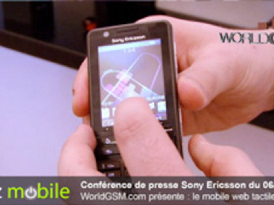 Sony Ericsson G900 tactile WorldGSM