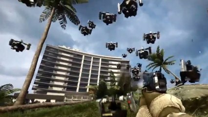 Battlefield 4 : Les Oiseaux d'Alfred Hitchcock reproduit avec... des drones !
