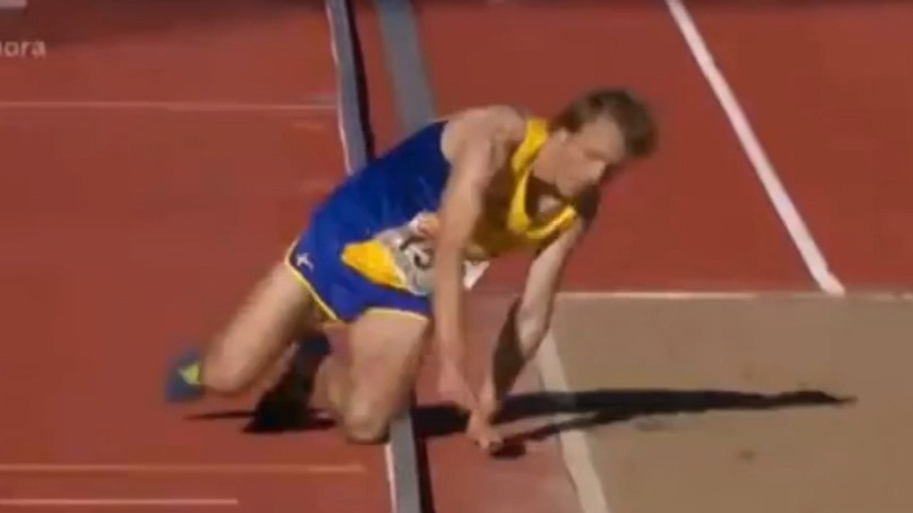 Ungewöhnlich: Ein Athlet kann nach einem 10.000-Meter-Lauf nicht mehr laufen