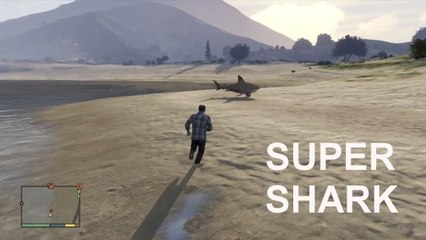 GTA 5 : un bug étrange rend les requins capables de nager sur le sable