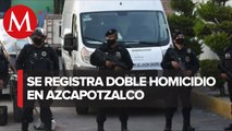Fiscalía de CdMx investiga doble homicidio en Azcapotzalco