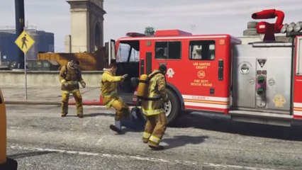 GTA 5 : les pompiers du jeu ne plaisantent pas