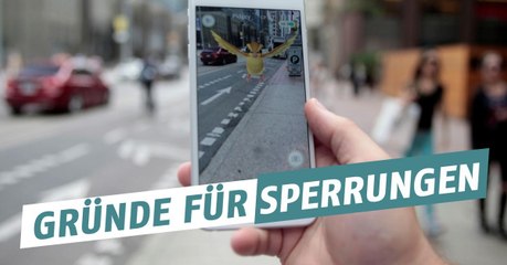 Télécharger la video: Pokémon GO: Niantic erklärt! Deshalb könnt ihr gesperrt werden