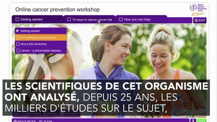 Les 10 conseils pour réduire scientifiquement le risque de cancer