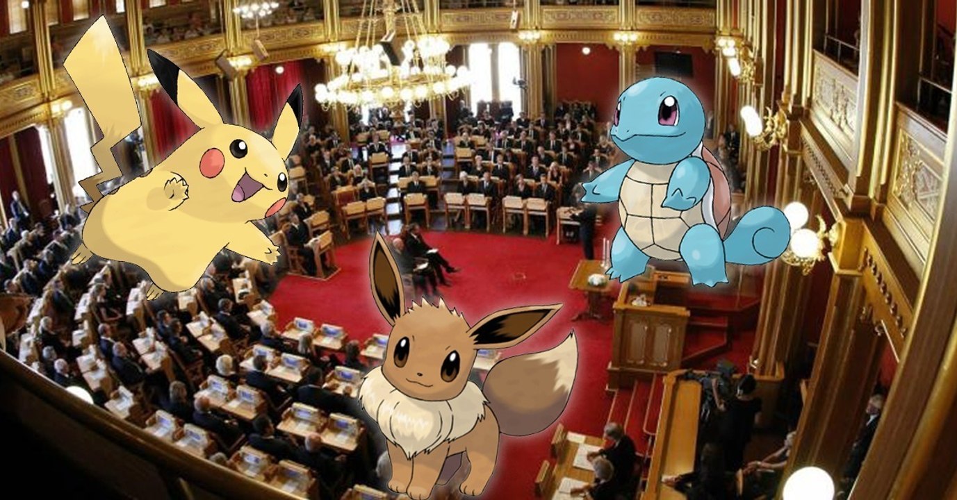 Pokémon go: norwegische abgeordnete zockt während verteidigungsdebatte