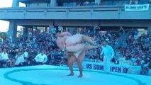 Unglaublich: So einen schnellen Sumo-Kampf habt ihr noch nie gesehen!
