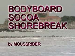 Bodyboard Socoa shorebreak