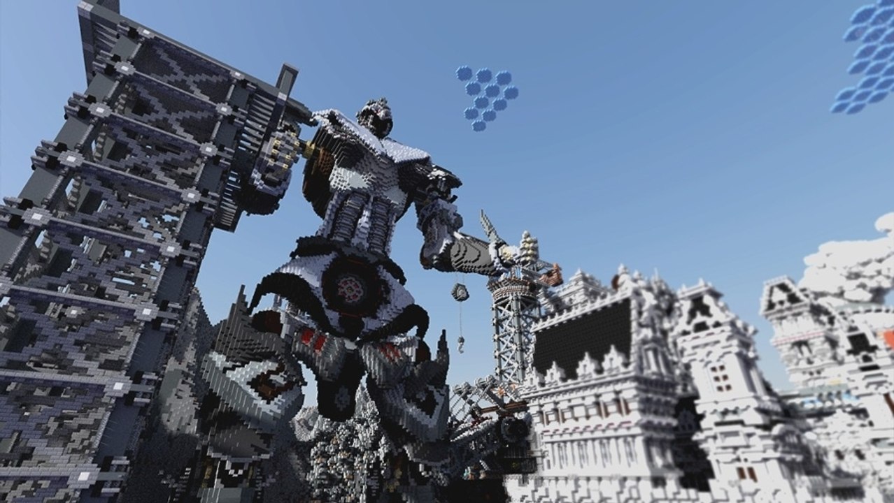 Minecraft : une équipe créé une map impressionnante grâce au mod Sonic Ether