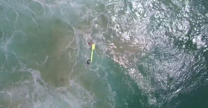 Un drone vient au secours de nageurs en Australie lors d'un sauvetage inédit