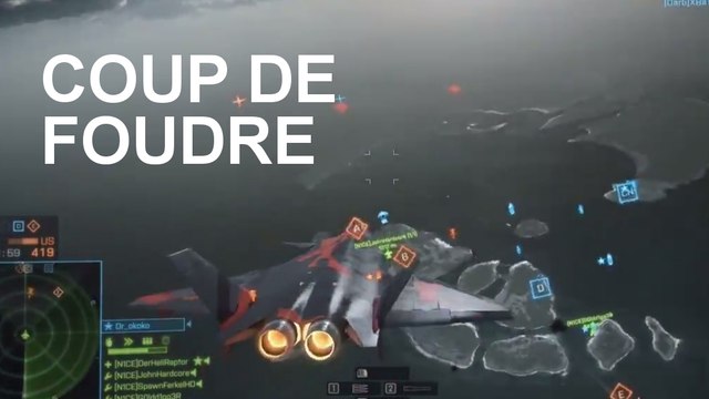 Battlefield 4 : quand un joueur se fait tuer par la foudre