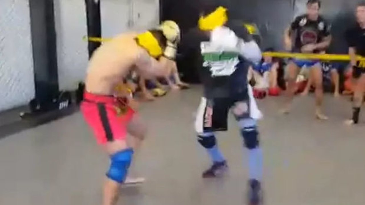 Diesen UFC-Kämpfern werden die Augen verbunden und sie bringen alle zum Lachen