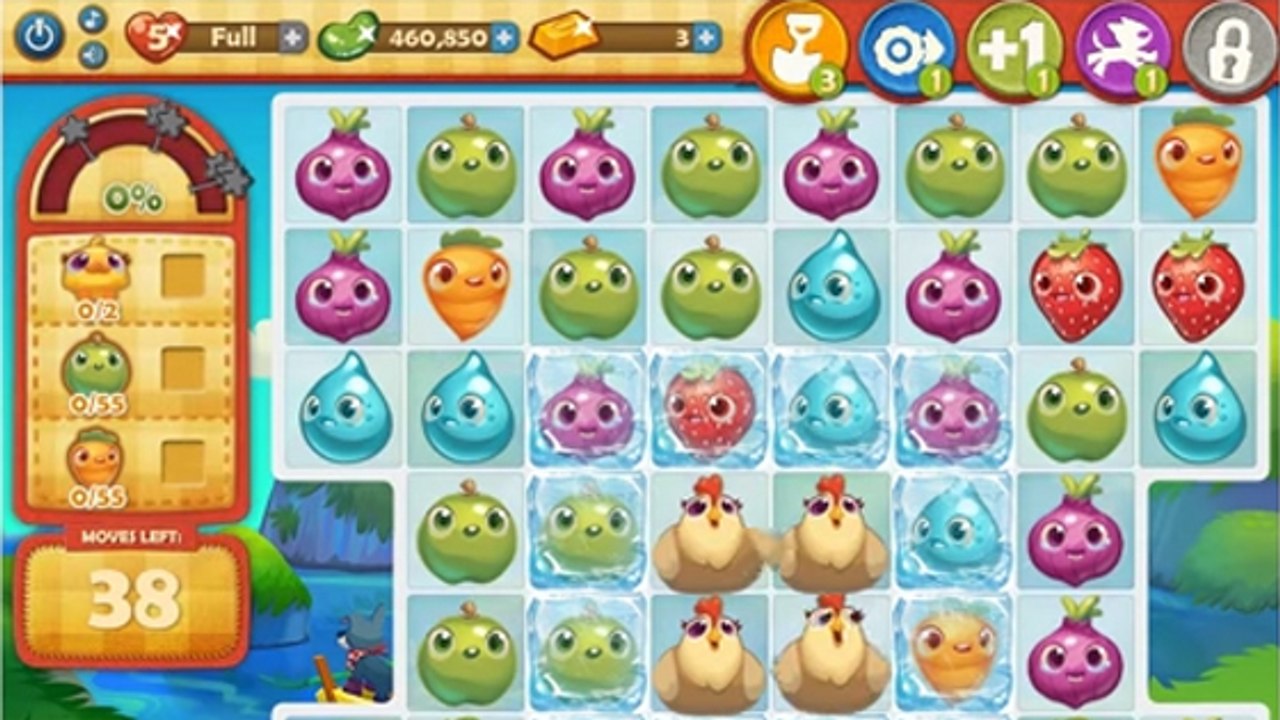 Farm Heroes Saga niveau 195 : solution et astuc...