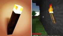Minecraft : un passionné a reproduit une torche du jeu dans la vraie vie