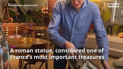 Europe's 'art detective' returns stolen Roman statue to France 50 years later
