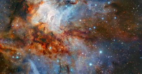 RCW 38, un impressionnant amas d'étoiles photographié par un télescope européen