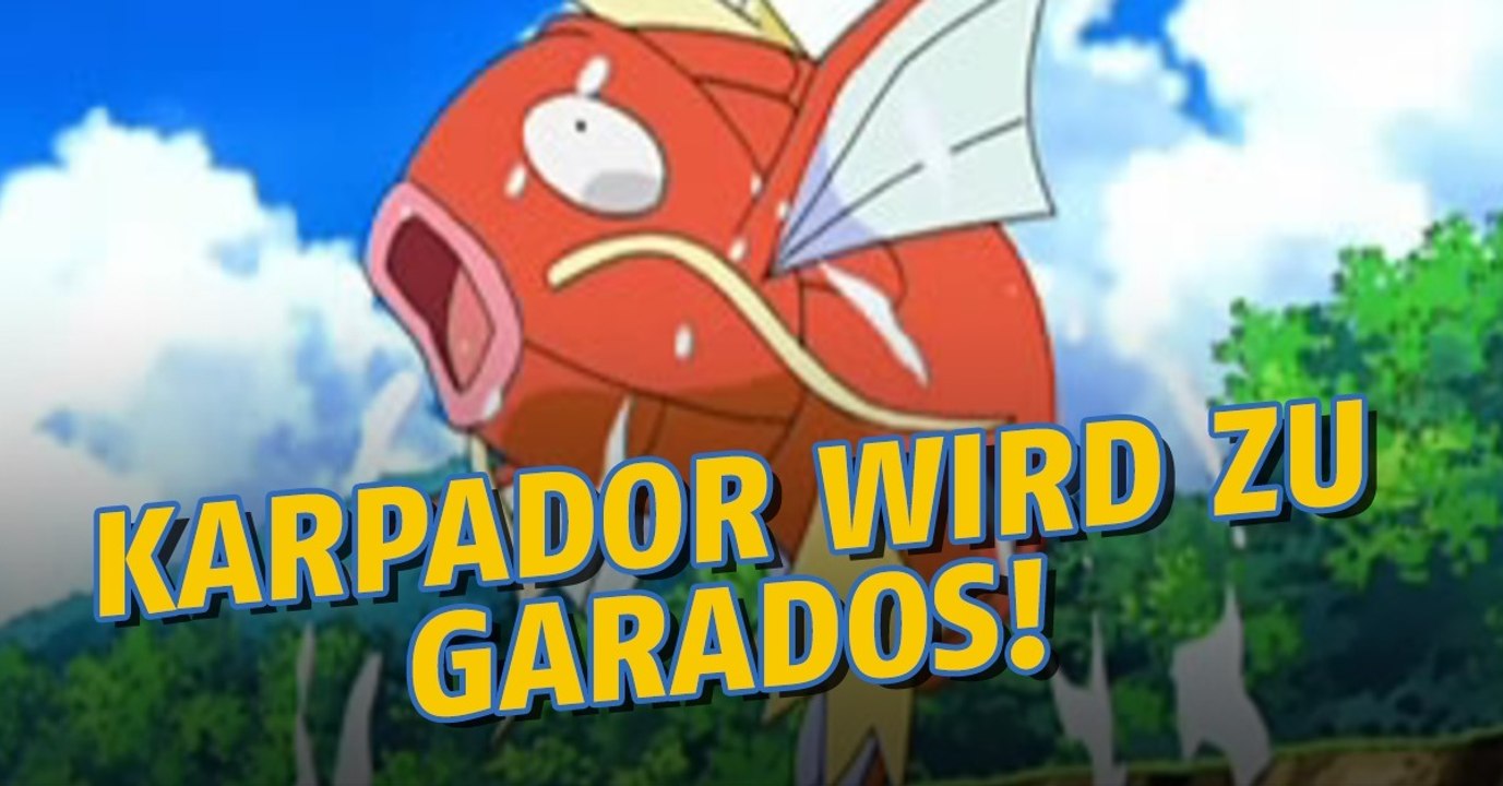 Pokémon go: nach wie vielen kilometern entwickelt sich karpador zu garados?