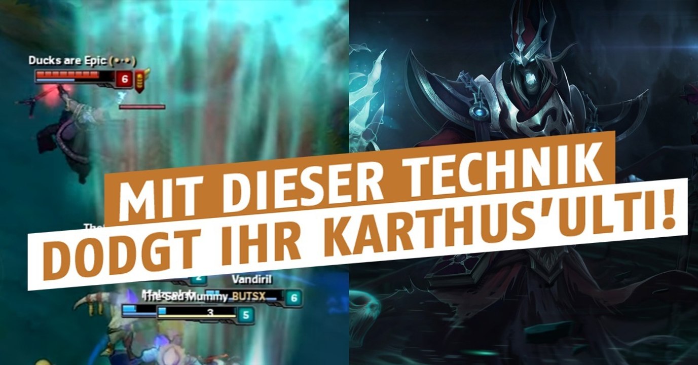 League of Legends: Mit dieser Technik dodgt ihr Karthus’Ulti