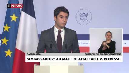 Gabriel Attal tacle Valérie Pécresse : «Il n’y a plus d’ambassadeur du Mali en France depuis 2 ans»