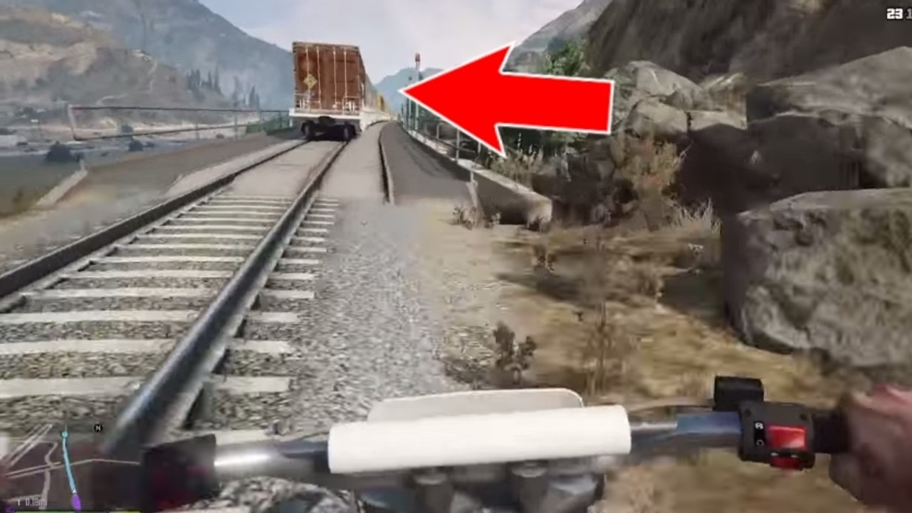 GTA 5 : poursuivre un train peut parfois réserver des mauvaises surprises