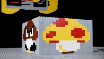 Il rend un hommage hallucinant au retrogaming avec des briques de Lego