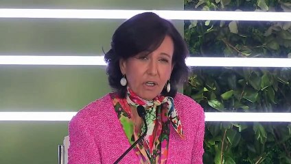 Ana Botín, en la presentación de resultados de Santander