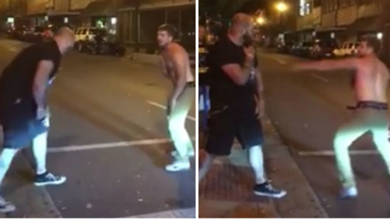 Dieser Mann hätte den Türsteher lieber nicht herausfordern sollen…