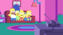 Le générique des Simpsons en pixel art est un hommage parfait aux jeux vidéo 8-bit