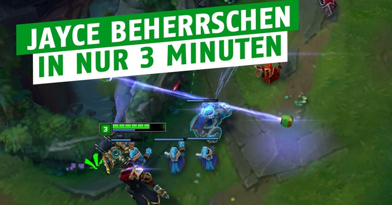 League of Legends: In nur 3 Minuten! Perfektes Tutorial für den aktuellen Star-Toplaner Jayce