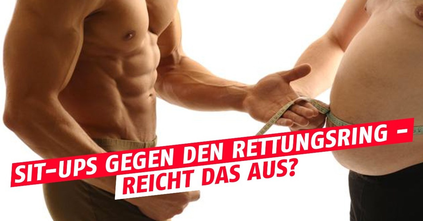 Für einen straffen Bauch reicht es nicht, nur Sit-ups zu machen!