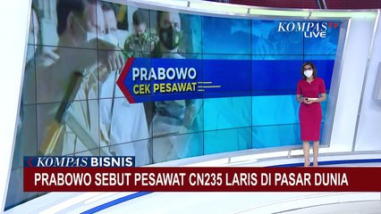 Jadi Saksi MOU PTDI & Jet Investment Group SARL, Prabowo: Banyak Negara Ingin Membeli Pesawat CN235