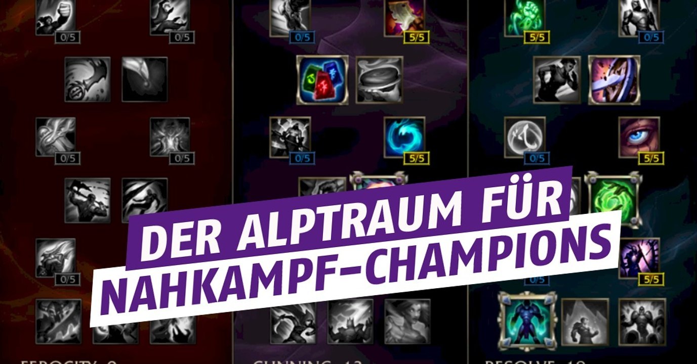 League of Legends: Diese neuen Meisterschaften werden zum Alptraum für Nahkampf-Champions