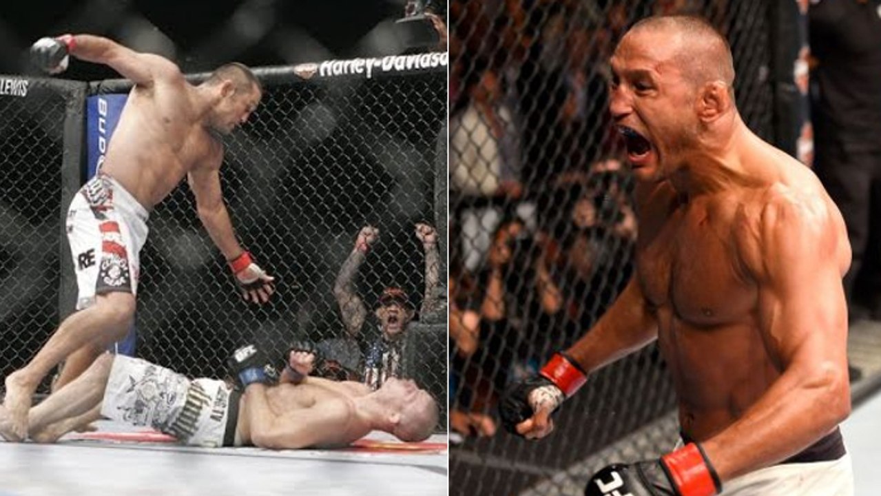 Der erste Kampf zwischen Bisping und Henderson endet mit dem kräftigsten Schlag der Geschichte!