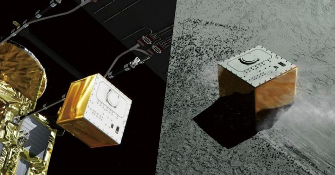 MASCOT : atterrissage réussi sur l'astéroïde Ryugu pour le robot grâce à la sonde Hayabusa 2