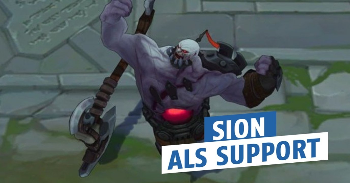 League of Legends: Sion trollt als Support schlechter als man denkt