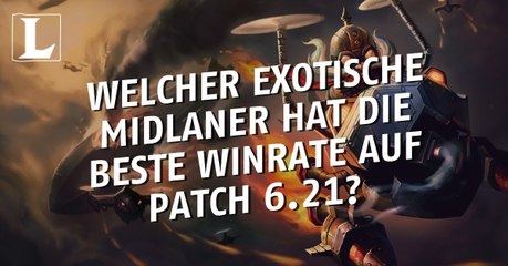 League of Legends: Welcher exotische Midlaner hat die beste Winrate auf Patch 6.21?