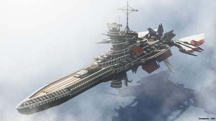Minecraft : le magnifique vaisseau de combat Aurora
