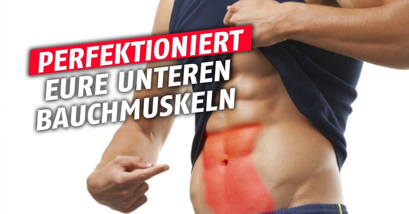 Ein genialer Tipp, damit eure unteren Bauchmuskeln sich noch besser abzeichnen