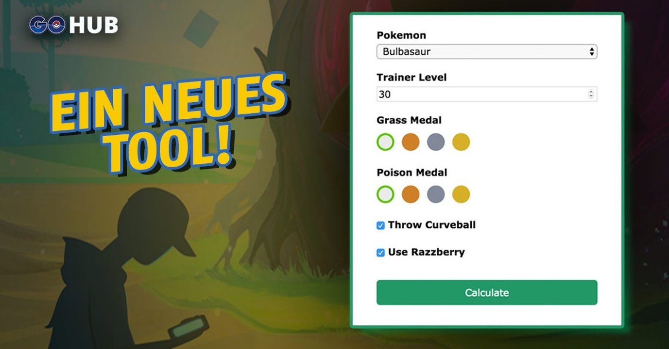 Pokémon GO Hub präsentiert ein neues Tool zum optimierten Fangen
