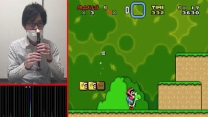 Super Mario World : cet homme est capable de jouer avec son nez