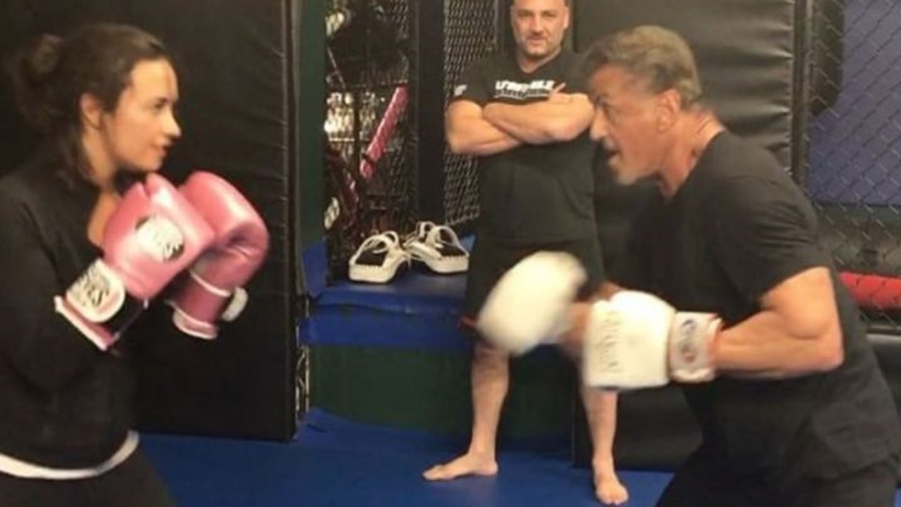 Demi Lovato, die Freundin von Luke Rockhold, zerstört Sylvester Stallone