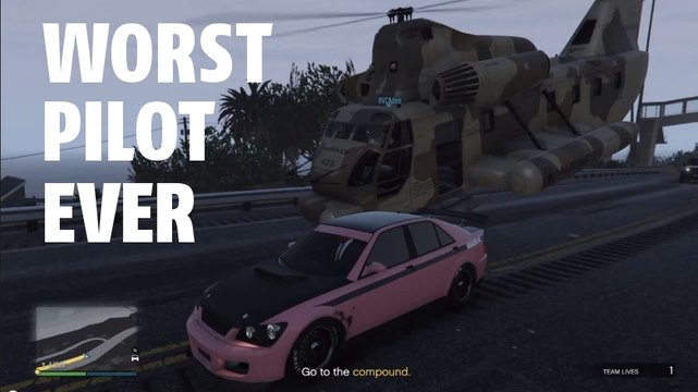 GTA 5 : quand notre ami est le plus mauvais pilote d'hélicoptère de Los Santos