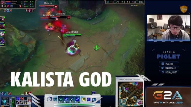 League of Legends : rien n'arrête Piglet avec Kalista